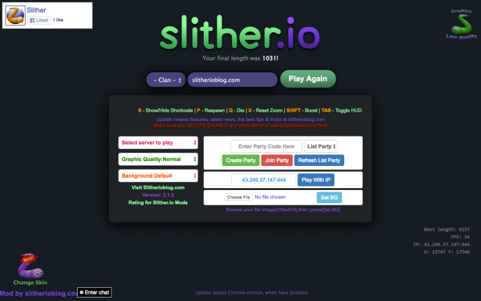 slither.io mod : r/Slitherio